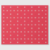 Weihnachtsmuster Charm 09 - Geschenkpapier (Flach)