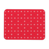 Weihnachtsmuster Charm 09 - Magnet (Horizontal)