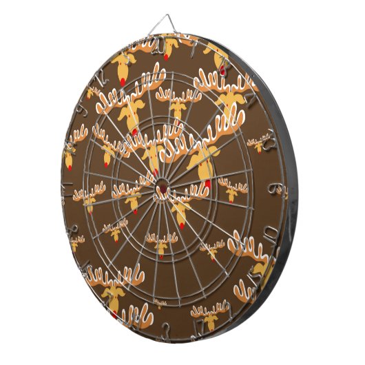 Weihnachtsmuster Dartscheibe (Vorderseite rechts)