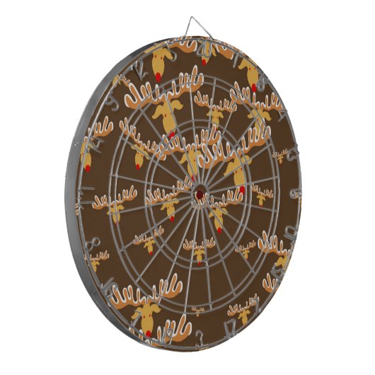 Weihnachtsmuster Dartscheibe (Vorderseite Links)