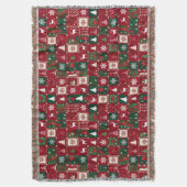 Weihnachtsmuster Decke (Vorderseite Vertikal)