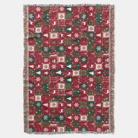 Weihnachtsmuster Decke (Vorderseite Vertikal)