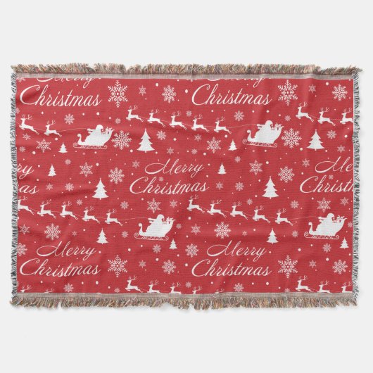 Weihnachtsmuster Decke (Vorderseite)