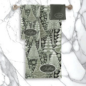 Weihnachtsmuster der Grünen Erde#6 ID1009 Badhandtuch Set