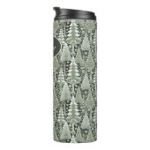 Weihnachtsmuster der Grünen Erde#6 ID1009 Thermosbecher (Nach rechts gedreht)