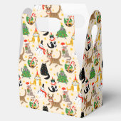 Weihnachtsmuster der Katzen Geschenkschachtel (Geöffnet)