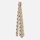 Weihnachtsmuster der Katzen Krawatte (Rückseite)