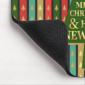 Weihnachtsmuster - Elegantes und elegantes Baum-De Mousepad (Ecke)