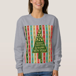 Weihnachtsmuster - Elegantes und elegantes Baum-De Sweatshirt