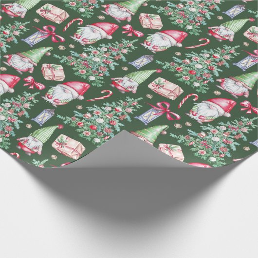 Weihnachtsmuster Farbe Geschenk Geschenkpapier (Ecke)