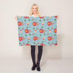Weihnachtsmuster-Fleece-Decke Fleecedecke