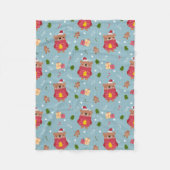 Weihnachtsmuster-Fleece-Decke Fleecedecke (Vorderseite)