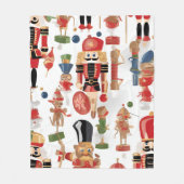 Weihnachtsmuster Fleecedecke (Vorderseite)