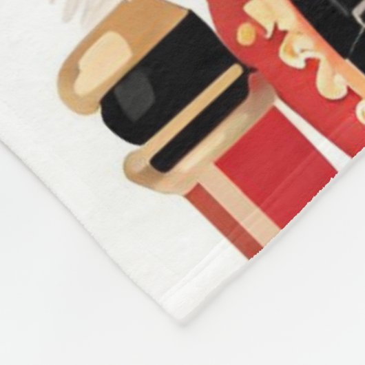 Weihnachtsmuster Fleecedecke (Ecke)