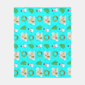 Weihnachtsmuster   fleecedecke (Vorderseite)