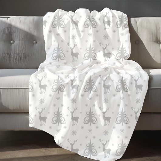 Weihnachtsmuster Fleecedecke