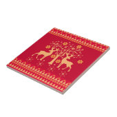 Weihnachtsmuster Fliese (Seite)