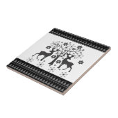 Weihnachtsmuster Fliese (Seite)