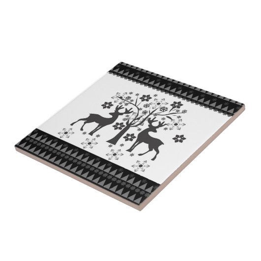 Weihnachtsmuster Fliese (Seite)