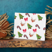 Weihnachtsmuster Fotoplatte (Seite)