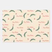 Weihnachtsmuster für Blätter (Vorderseite 3)