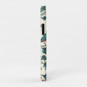 Weihnachtsmuster für Rustikale Vögel und Poinsetti Case-Mate iPhone Hülle (Hinten/Rechts)