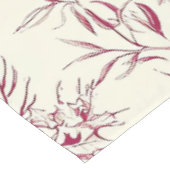 Weihnachtsmuster für Rustikale Vögel und Poinsetti Tischdecke (Schrägansicht)