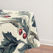 Weihnachtsmuster für Rustikale Vögel und Poinsetti Tischdecke (Beispiel)