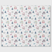 Weihnachtsmuster für sonnige Katzen, Geschenke, Sc Geschenkpapier (Flach)