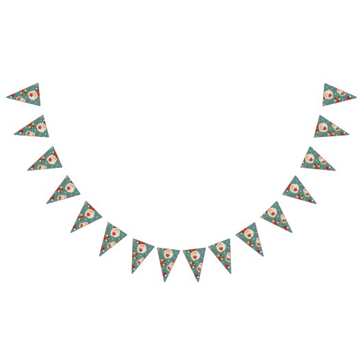 Weihnachtsmuster Garland Wimpelkette (Alle)