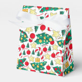 Weihnachtsmuster Gefallen Box Geschenkschachtel (Vorderseite)