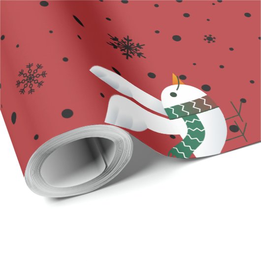 Weihnachtsmuster Geschenkabdeckung Geschenkpapier (Rolleneckpunkt)
