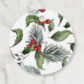 Weihnachtsmuster Geschenkanhänger (Rückseite)