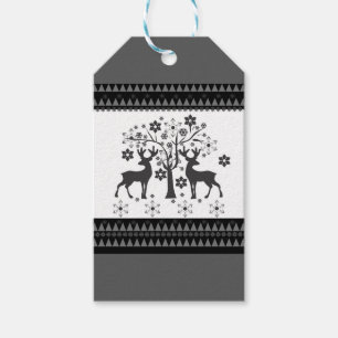 Weihnachtsmuster Geschenkanhänger