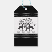 Weihnachtsmuster Geschenkanhänger (Rückseite)