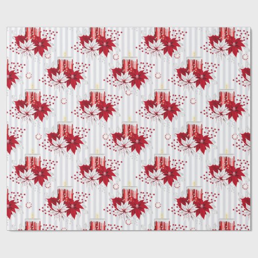 Weihnachtsmuster Geschenkpapier (Flach)