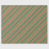 Weihnachtsmuster Geschenkpapier (Flach)