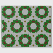 Weihnachtsmuster Geschenkpapier (Flach)