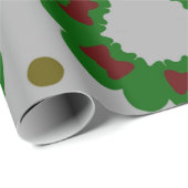 Weihnachtsmuster Geschenkpapier (Rolleneckpunkt)