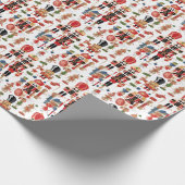 Weihnachtsmuster Geschenkpapier (Ecke)