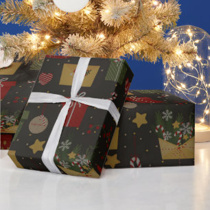 Weihnachtsmuster Geschenkpapier