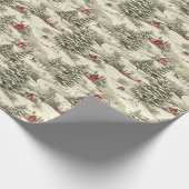 Weihnachtsmuster Geschenkpapier (Ecke)