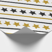 Weihnachtsmuster Geschenkpapier (Ecke)