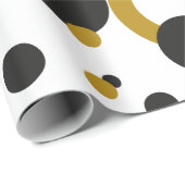 Weihnachtsmuster Geschenkpapier (Rolleneckpunkt)