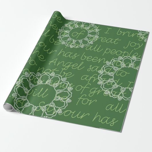 Weihnachtsmuster geschenkpapier (Ungerollt)