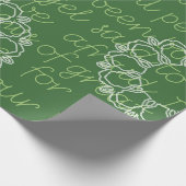 Weihnachtsmuster geschenkpapier (Ecke)