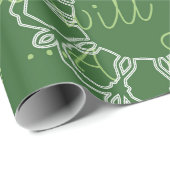 Weihnachtsmuster geschenkpapier (Rolleneckpunkt)