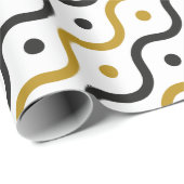 Weihnachtsmuster Geschenkpapier (Rolleneckpunkt)