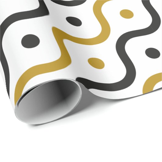 Weihnachtsmuster Geschenkpapier (Rolleneckpunkt)