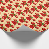 Weihnachtsmuster Geschenkpapier (Ecke)